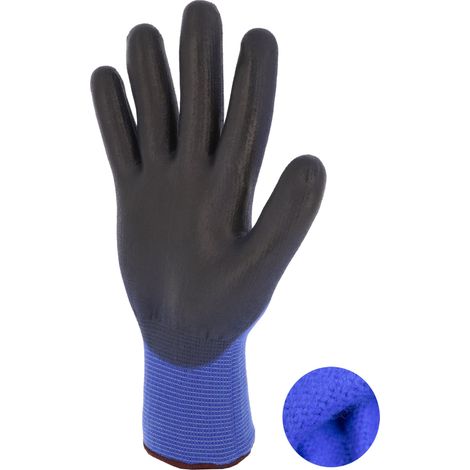 Gants Spécial froid 2 couches Paume enduite PU- SINGER - NYMFLEX  T10
