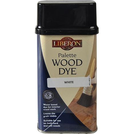 Liberon Interior Floor and Woodwork Palette Wood Dye - White - 250ml