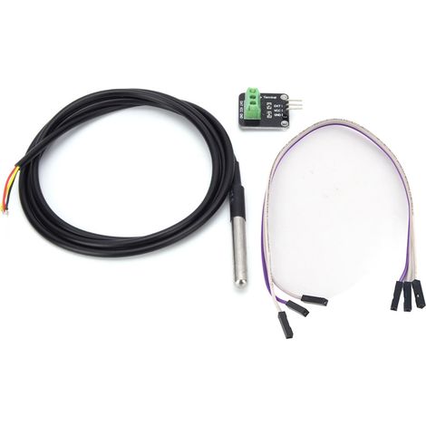 Kit de module de capteur de température avec 1 composant électronique étanche en acier inoxydable (1/5)