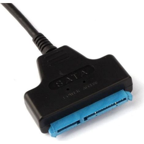 Adaptateur USB 3.0 vers SATA - 22 Broches - Pour Disque Dur SSD 2,5 Pouces - Plug and Play - Prise en Charge à Chaud - 1 Pièce (1/2)