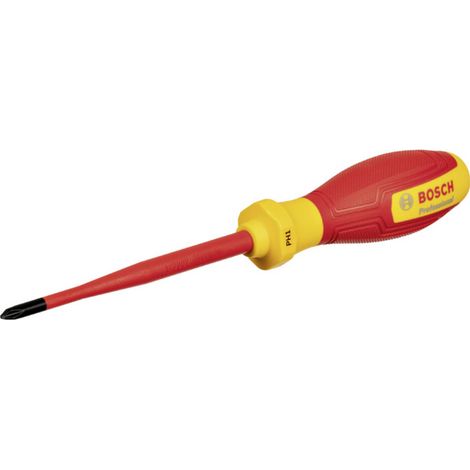 BOSCH 1600A02NB8 VDE Professional Isolierter Schraubendreher (PH1x100) (1/2)
