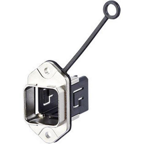 Metz Connect E-DAT Industry IP67 V14 14010833C0MN Flanschgehäuse Silber 1 St.