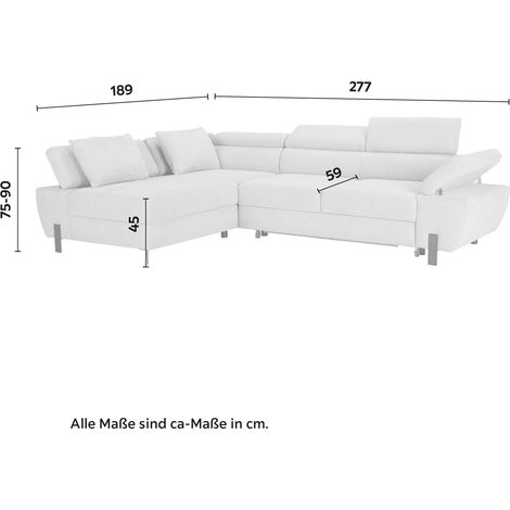 Mömax Wohnlandschaft in Beige (1/5)