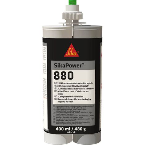 SikaPower-880 schlagzäher 2K Strukturklebstoff 400ml (1/5)