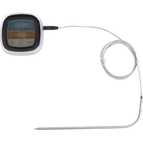 Thermomètre de cuisson pour barbecue, sonde de cuisson pour viande, thermomètre avec minuteur, outil de mesure de température-AquaForge (1/5)