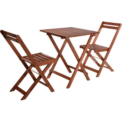 Tavolo con 2 sedie EDM Marrone
