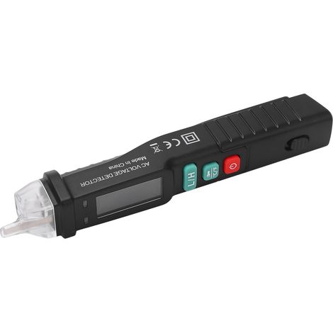 Stylo détecteur de tension alternative avec arrêt automatique, écran HD, testeur de tension haute sensibilité 12-1000 V (1/5)