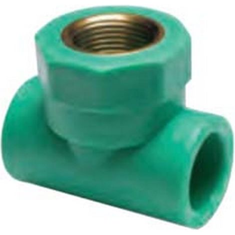 5PZ RACCORDO A T FILETTATA FEMMINA IN PPR PN25 - F ø mm.25x3/4"x25