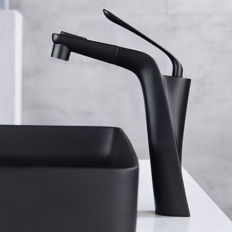 Robinet mitigeur lavabo noir, Spanish (1/5)