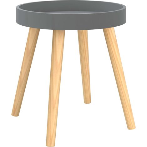 Maison Exclusive - Beistelltisch Grau 38x38x40 cm Holzwerkstoff M