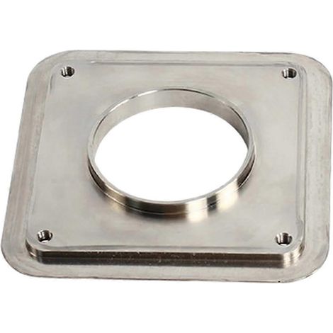 Vanne d'évacuation des eaux usées de 63 mm en ABS pour camping-car avec poignée, écoulement lisse, bride de vanne d'évacuation pour caravane ou remorque. (1/5)