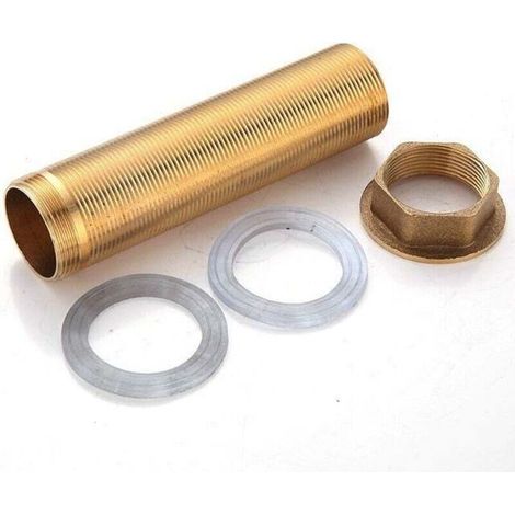 Kit de réparation de robinet, hauteur de robinet allongée 1 mitigeur, kit de raccords de fixation filetés en laiton pour réparation de robinet (M30-100 mm)