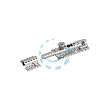 CATENACCIO PORTALUCCHETTO INOX LEGGERO ASTA TONDA ART.248IN - mm.100x36