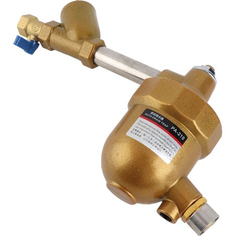 Vanne de purge automatique pour réservoir de stockage de gaz, sans perte, stable et robuste, pour compresseur d'air (1/5)