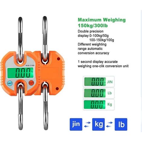 Bagagevåg, Resväska Våg, Hängvåg, Vägok, Digital Köksvåg, anvåg, 150KG Resväska Våg Digital med ok, Svart