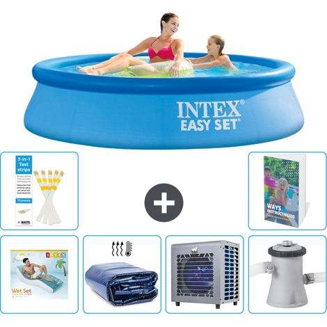 Intex Piscine Easy Set Ronde - 244x61 cm - 7-pièces S112 (1/5)
