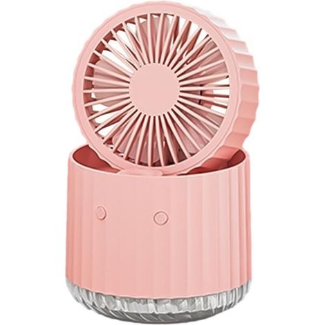Sprühventilator – Wassernebelventilator – Tragbar für den Außenbereich – Elektrischer Ventilator mit Umgebungslicht (1/4)