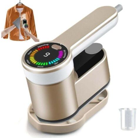 QORVA-Fer à vapeur de voyage, fer à vapeur vertical 2 en 1, fer à vapeur vertical portable, mini machine portable pour vêtements légers, 1200 W + gant de repassage XXW (1/4)