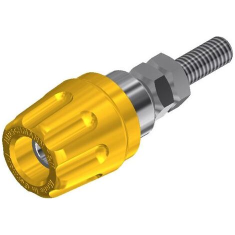 Borne de polarité Ø stylo (détails): 4 mm Hirschmann Test & Measurement PK 10 A 930099103 jaune 16 A (1/4)