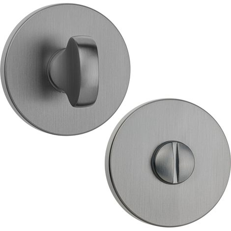 Runde WC-Rosette für Innentürgriff, seidenmatt, Kuchinox