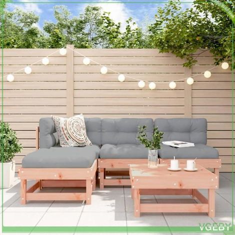 3186520 Salon de jardin 5 pcs bois massif douglas (1/5)