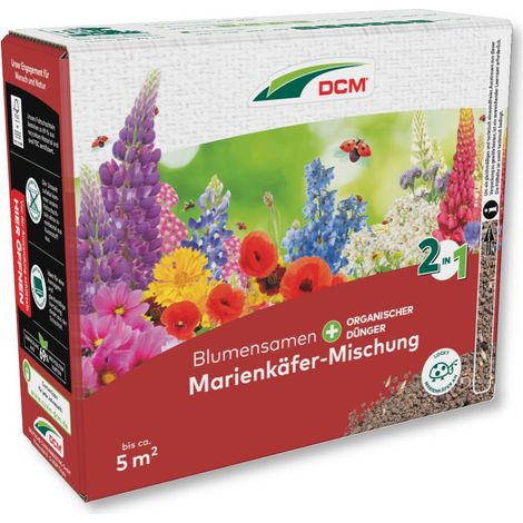 DCM Marienkäfer-Mischung 265 g Blumenmischung Insektenvielfalt Blumenwiese