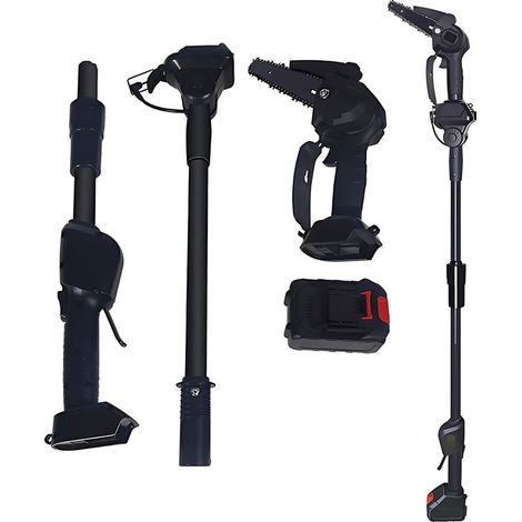 Sécateur électrique sans fil télescopique 21V moteur brushless lame SK5 réglable coupe branches jusqu'à 10cm aluminium (1/5)