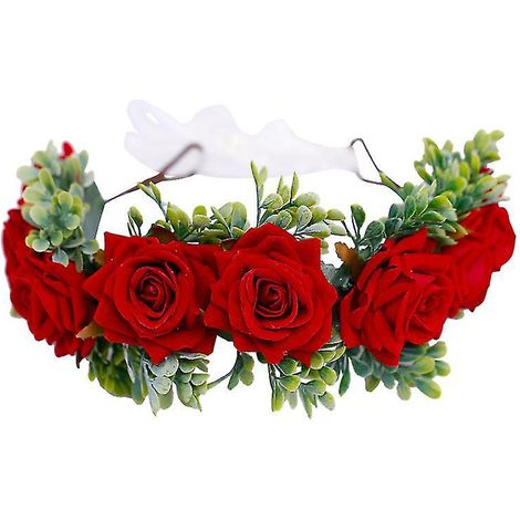 1 Stück Blumenhaarreif für Mädchen und Bräute (1/3)