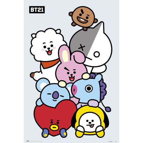 Poster bt21 personaggi