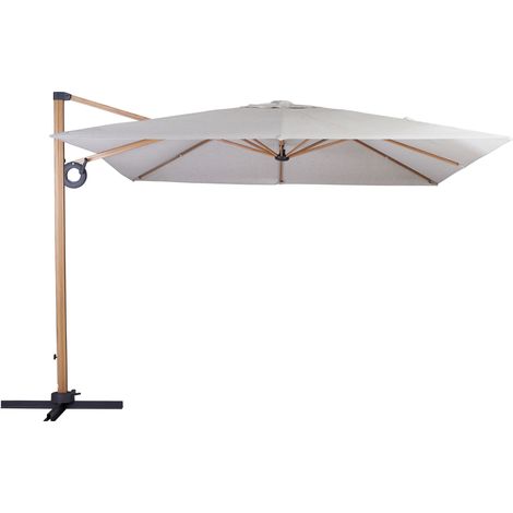 Egon Parapluie suspendu en teck, beige. (1/5)