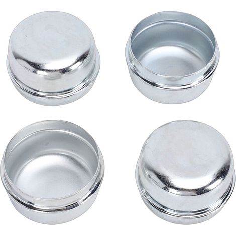 Jeffergarden Capuchons anti-poussière pour essieu de remorque, 1.98 pouces, couvercles de graisse pour roulement en acier, pour bateau et véhicule de Camping de 2000 à 3500 lb, 4 pièces (1/5)