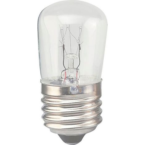 Bombilla incandescente pebetera e-27 10 w clara 30 x 60 mm (1/2)