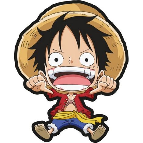 Coussin forme One Piece Luffy 33x41cm (1/2)