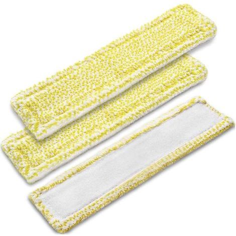 Lingettes de rechange en microfibre pour aspirateurs de vitres Kärcher WV 2 Premium (Plus), WV 5 Premium (Plus), WV 6 Plus, jaune, intérieur (1/3)