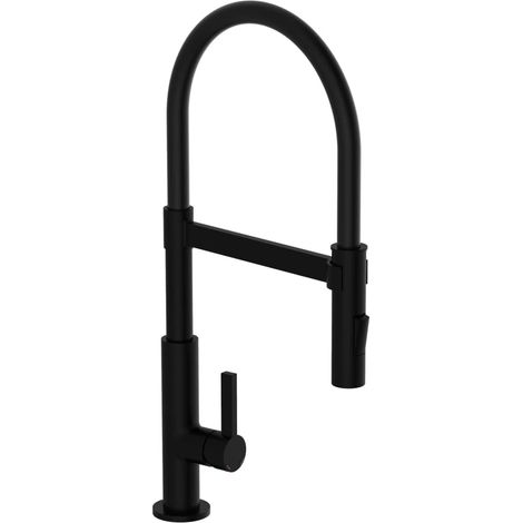 SCHÜTTE Grifo de lavabo MIAMI negro mate (1/3)