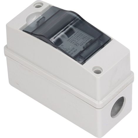Disjoncteur 2P 16A IP65 étanche interrupteur-sectionneur solaire PV avec coffret de distribution DC 12-400V AC 90-400V (1/5)