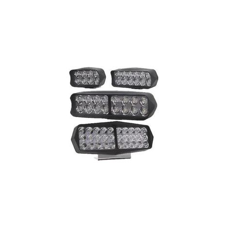 Barra luminosa a LED universale per auto, fari da lavoro, faretti, luci di lavoro per specchietti retrovisori e fari anteriori per auto o moto (12 LED) - Crezuo