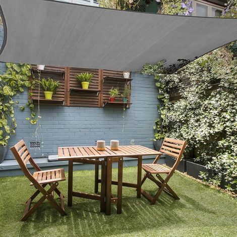 Voile d'ombrage Rectangulaire 4x6 m, Toile Ombrage HDPE Respirant (185g/㎡), Filet dombrage Rectangle 6x4 m Résistant 98% Protection Rayons UV pour Patio Jardin Terrasse Extérieur, Noir (1/5)