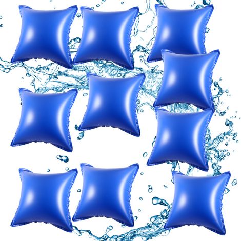 SWANEW Cuscini di copertura gonfiabili Cuscino gonfiabile per copertura piscina fuori terra 122 x 122 x 60 cm 10pcs