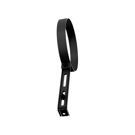Collier de serrage re'glable en acier aluminise'   12 cm 120 mm noir collier re'glable 145  245 mm usage inte'rieur