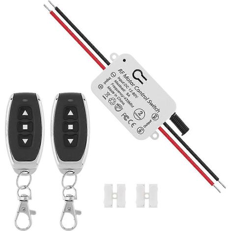 Interrupteur de commande à distance sans fil pour moteur CC 12 V-80 V CC 5 A, commande avant/arrière, actionneur linéaire (1/5)