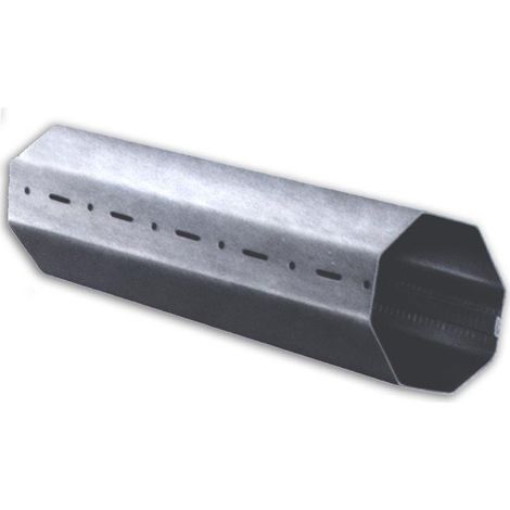 Tubo ottagonale in ferroo mt 1,60 pezzi 1 - masidef