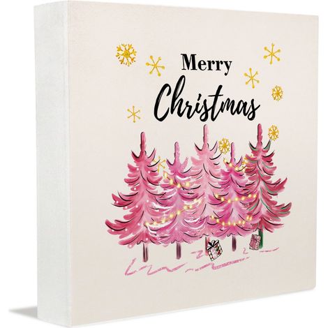 Cadre photo en bois en guise de cadeau de condoléances, articles de fête de remise de diplômes pour les personnes d'âge mûr, panneau en bois pour Noël, Thanksgiving, la Saint-Valentin (1/5)