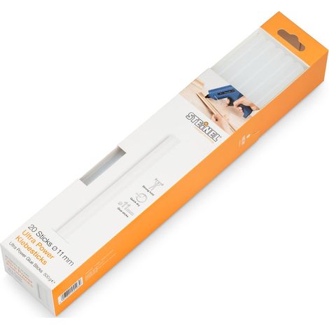 Steinel ULTRA Power Stick colla a caldo 11 mm 250 mm Trasparente 500 g 20 pz.