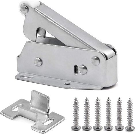 Dailygoods, Cerradura automática de resorte, Acero laminado en frío, Ajustable, Resistente al desgaste, Telescópica, Garantía, Fácil instalación (1/5)