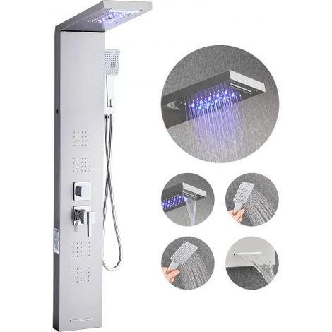 Colonne de douche avec pommeau de douche effet pluie (1/5)