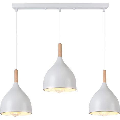Suspension Longue Tige Droite, Style Moderne, E27 Luminaire, Convient Pour Chambre, Cuisine, Salon Etc. (1/5)