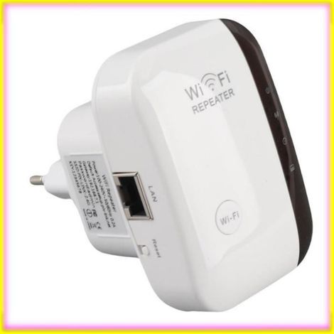 keenso WLAN-Repeater, leistungsstarker Signalverstärker für große Reichweite, für Büro/Computer, EU-Stecker (1/5)