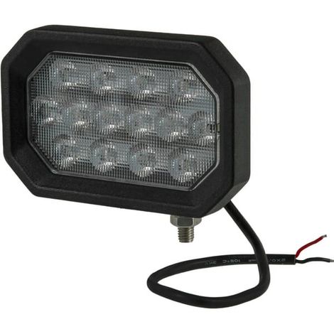 Lampe de travail LED rectangulaire 42 W 2800 lm 10/30 V, lumière diffuse, 14 LED, pour Case IH, Ford, New Holland, Massey Ferguson, Valtra, Steyr (1/5)