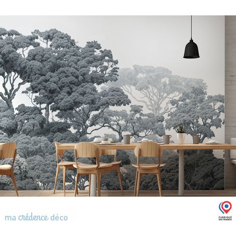 Papier peint : Callanque de Cassis, Aquarelle 2 - Intissé - L.300 x H.280 cm - Marron clair (1/3)